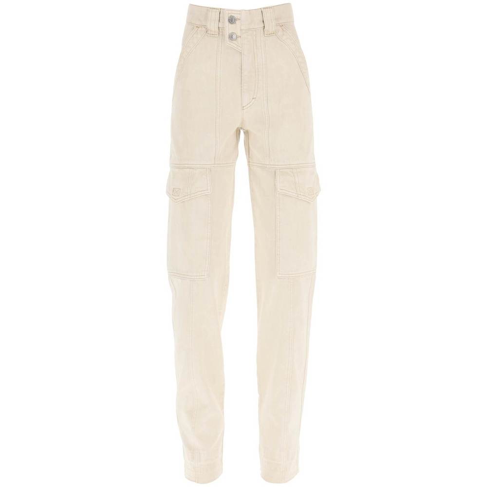 Isabel marant etoile vayoneo denim cargo pants